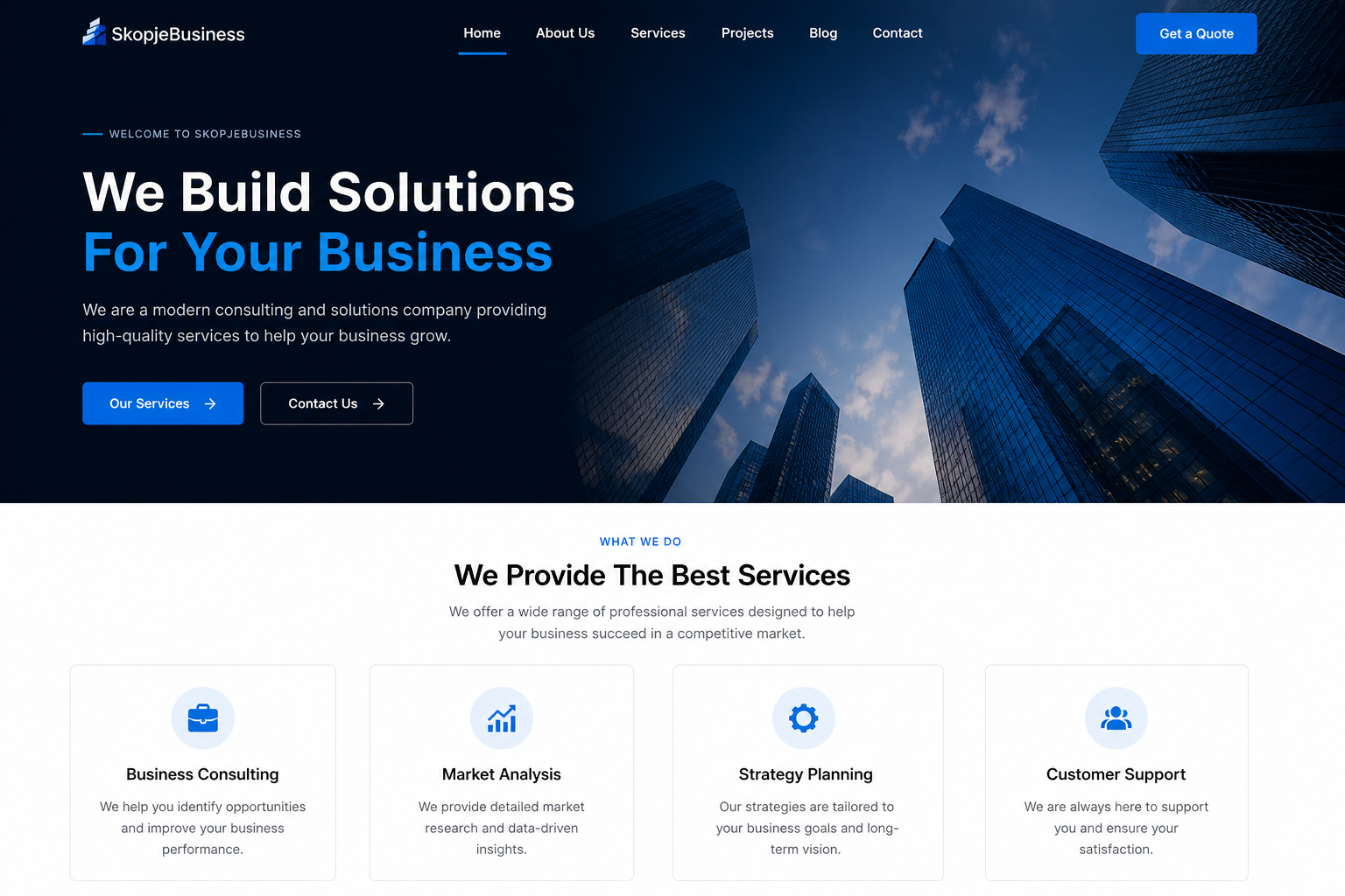 Business Website