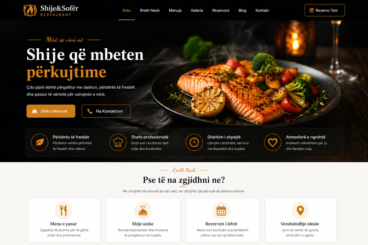 Restaurant Website